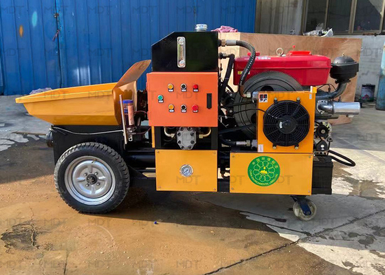 建設用8m³/Hデュアルポンプロボットショットクリートマシン