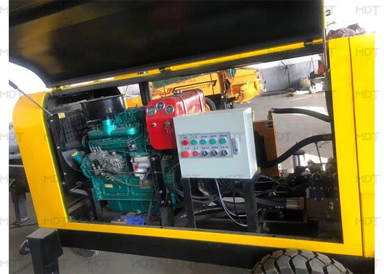 15m³/Hトレーラーに取り付けられたコンクリートグラウトポンプMEGADRILLTECH