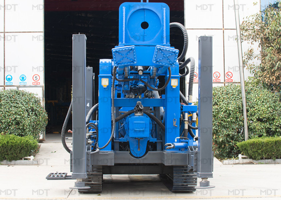 地質のダイヤモンドの油圧クローラー掘削装置青い色