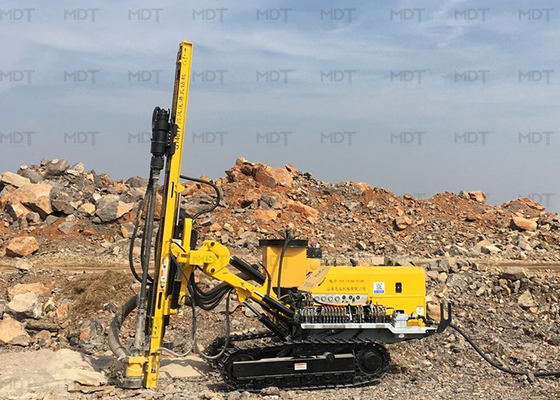 高気圧DTHボーリングマシンロータリーフレキシブル高登山能力