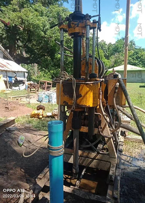 土壌調査スピンドル掘削リグ石油試験掘削機42KWエンジン